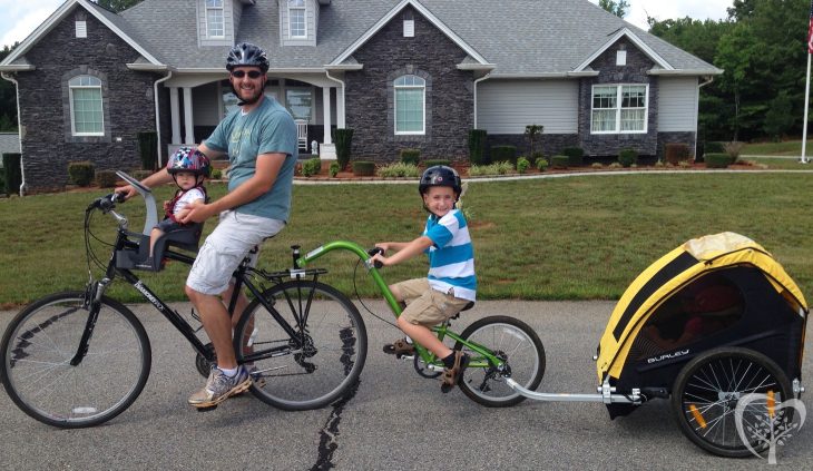 On a Bike Ride With Four Kids