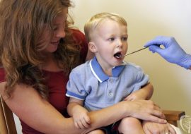 Toddler at the Dentist